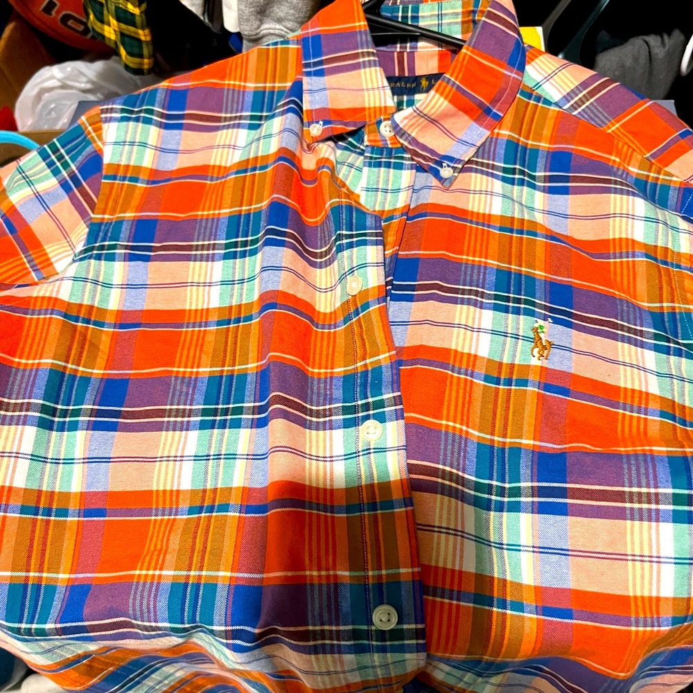Ralph Lauren polo button down.